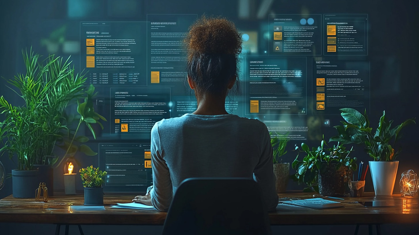Person editing their resume